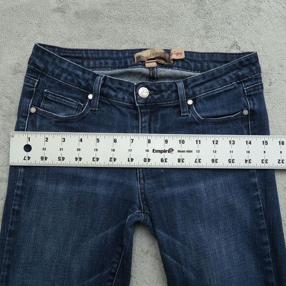 Paige Jeans Women's Size 28 Blue Low-Rise Verdugo Jegging Denim Pants 28" Inseam - Picture 5 of 15